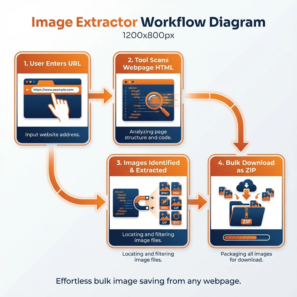 Image Extraction Workflow Diagram