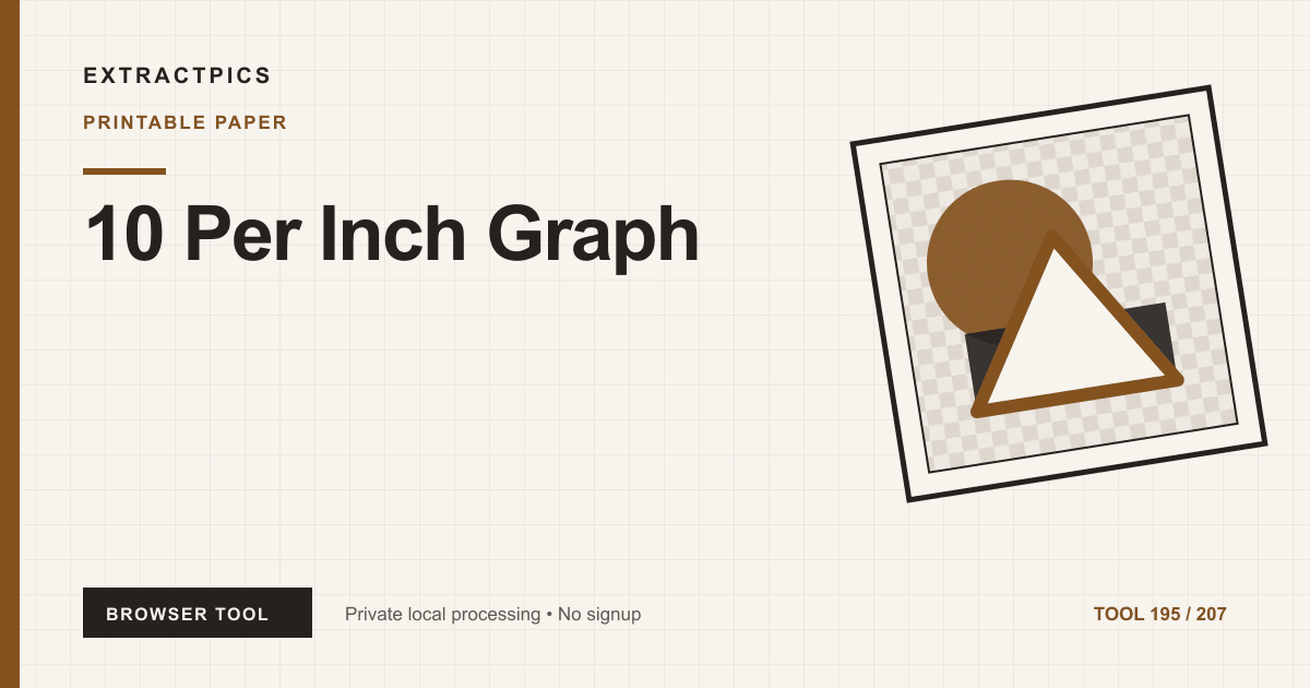 10 Per Inch Graph online tool preview