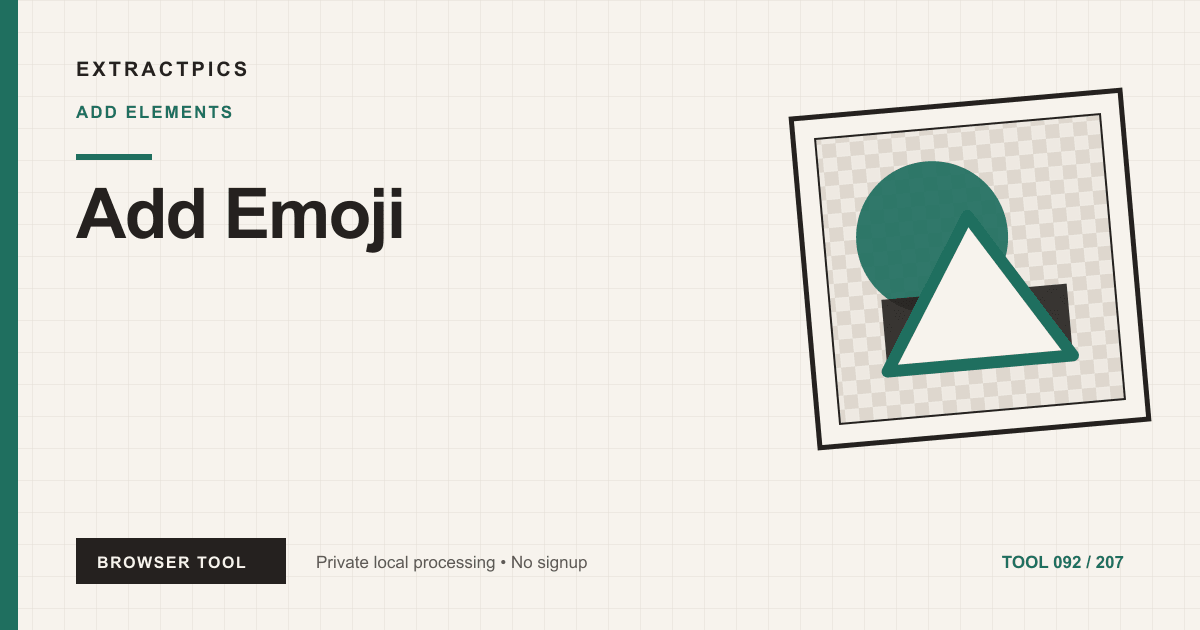 Add Emoji online tool preview
