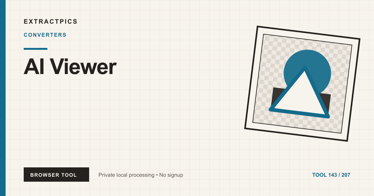 AI Viewer online tool preview