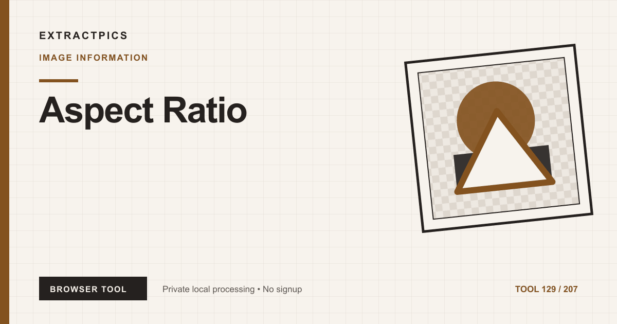 Aspect Ratio online tool preview