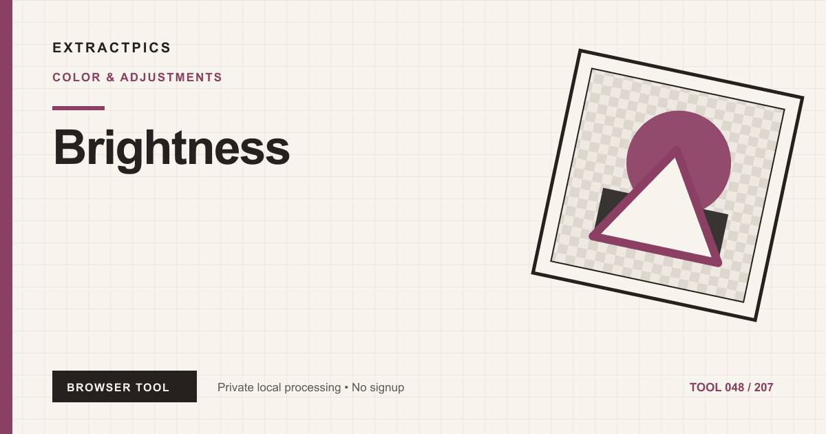 Brightness online tool preview