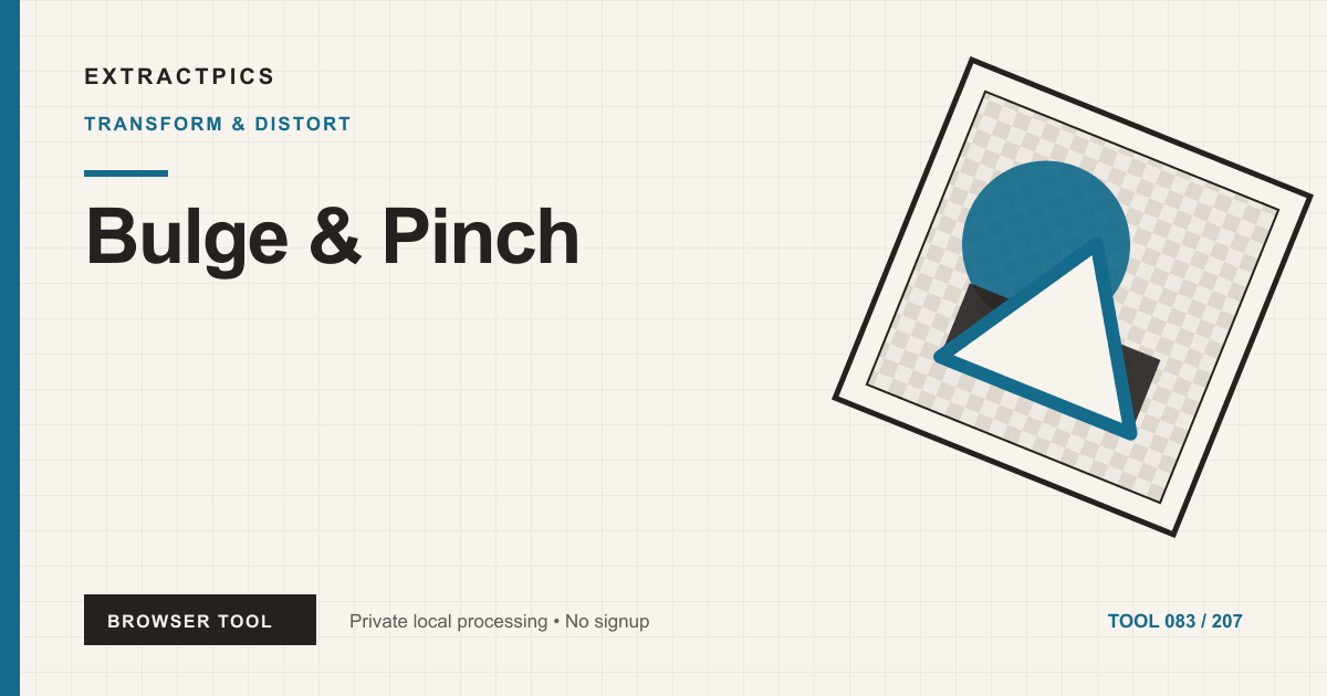 Bulge & Pinch online tool preview