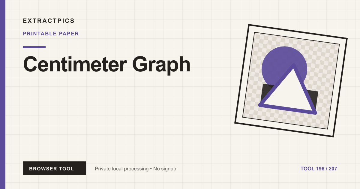 Centimeter Graph online tool preview
