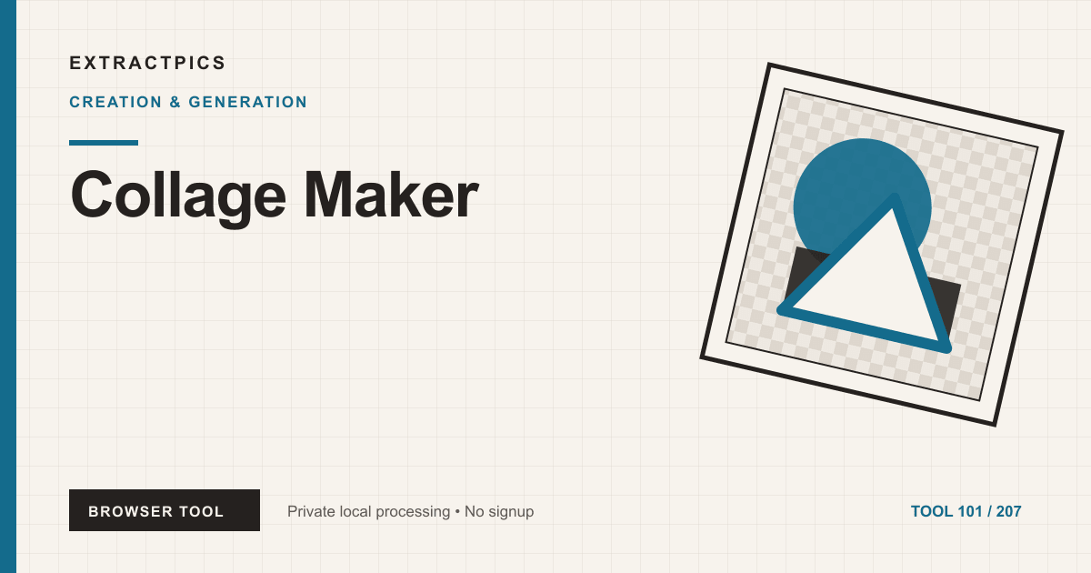 Collage Maker online tool preview