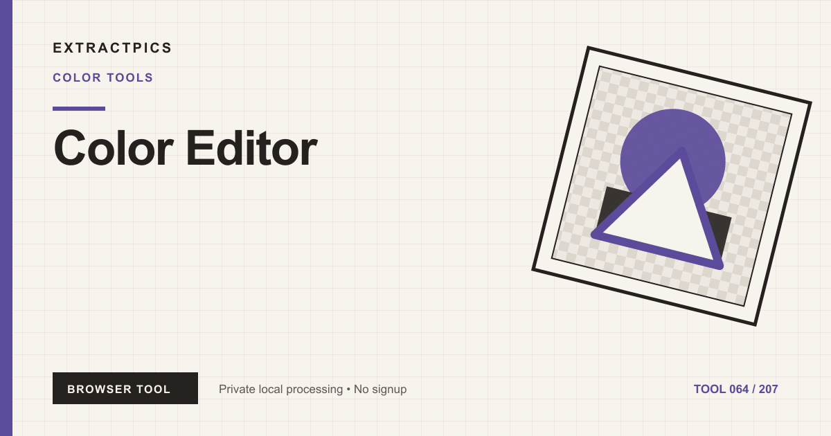 Color Editor online tool preview