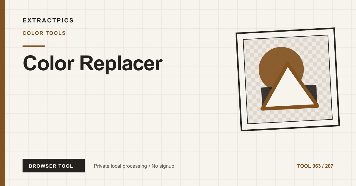Color Replacer online tool preview