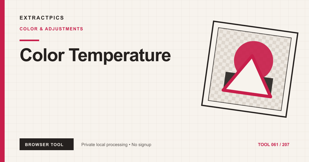Color Temperature online tool preview