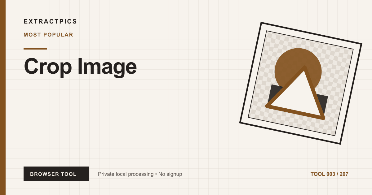 Crop Image online tool preview