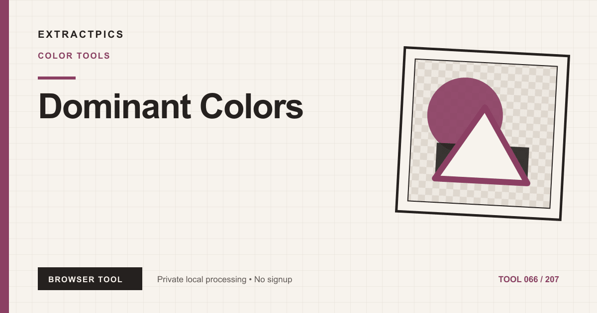 Dominant Colors online tool preview