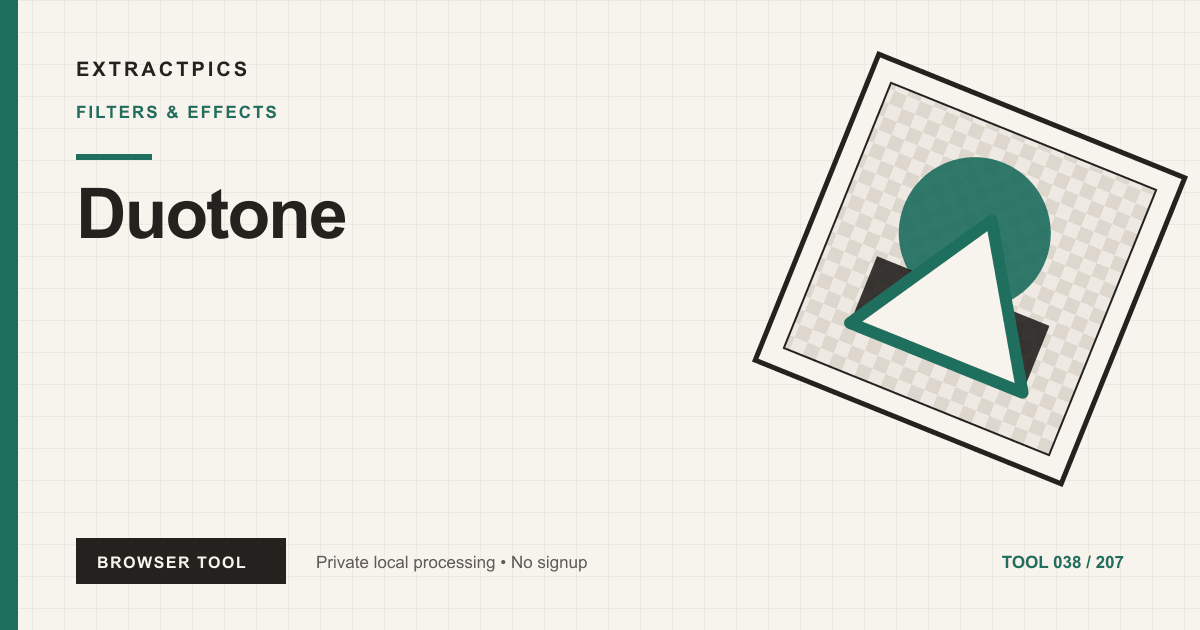 Duotone online tool preview