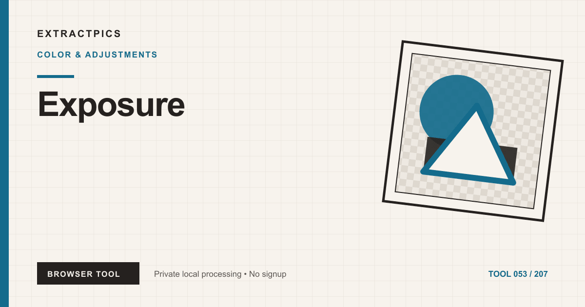 Exposure online tool preview