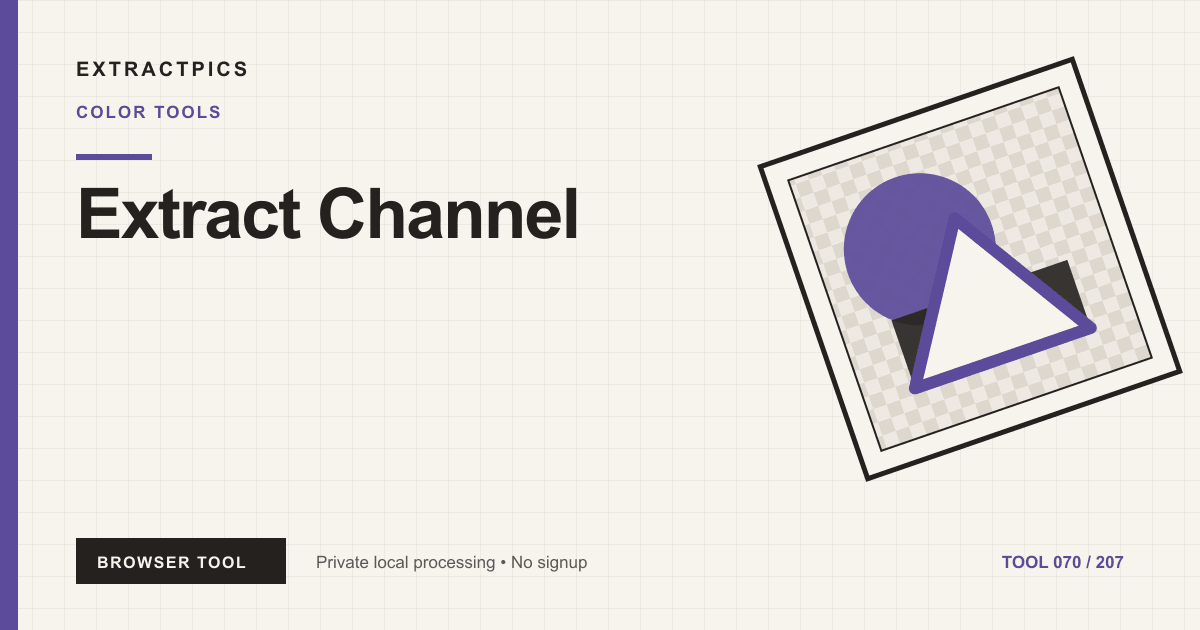Extract Channel online tool preview