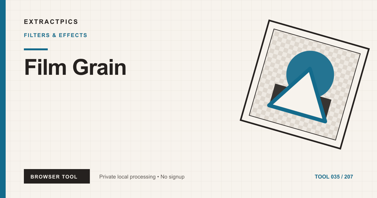 Film Grain online tool preview