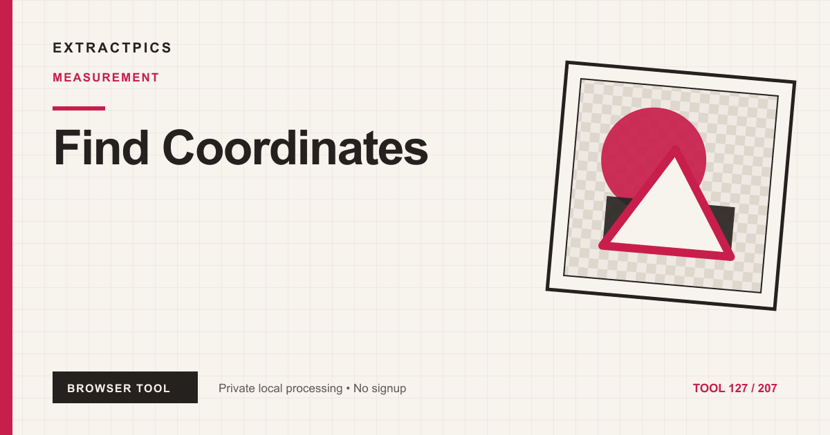 Find Coordinates online tool preview