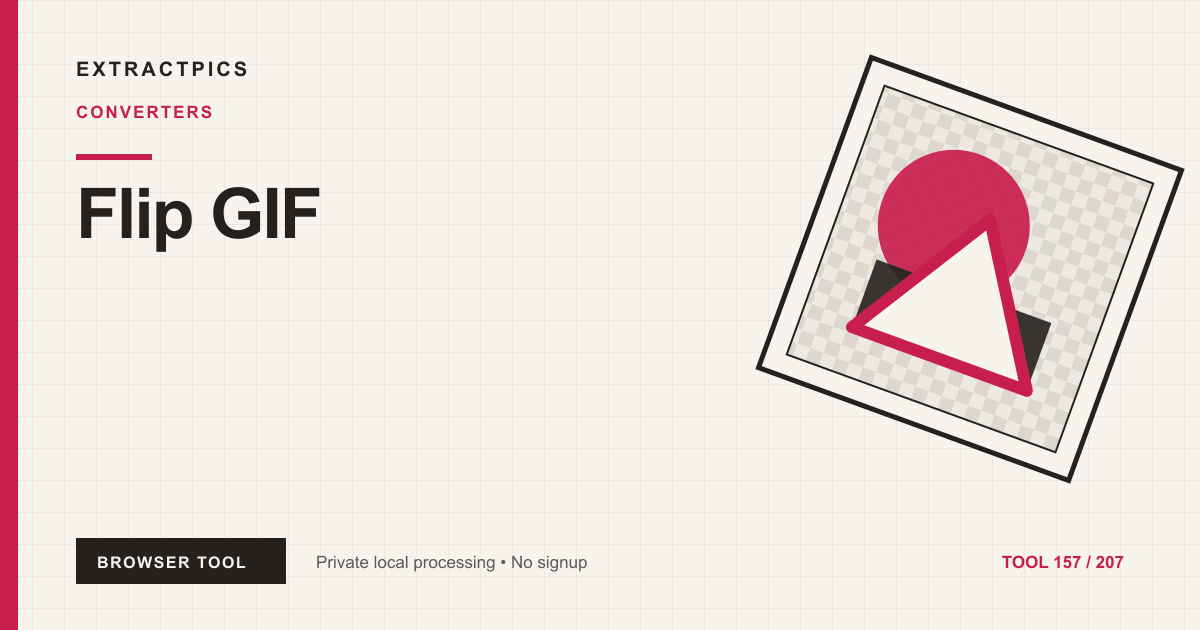 Flip GIF online tool preview