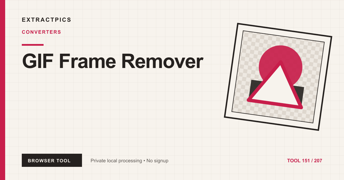 GIF Frame Remover online tool preview