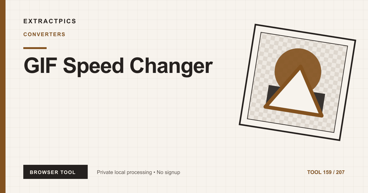 GIF Speed Changer online tool preview