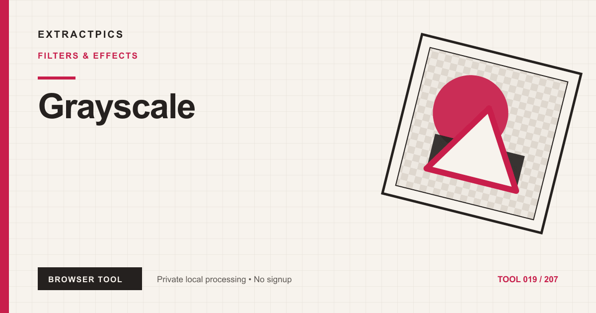 Grayscale online tool preview