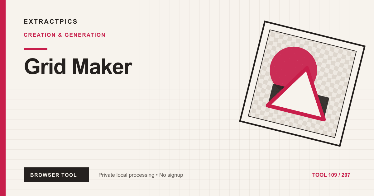 Grid Maker online tool preview