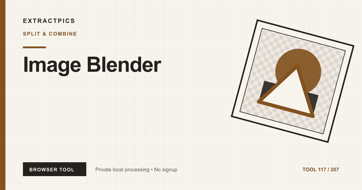 Image Blender online tool preview