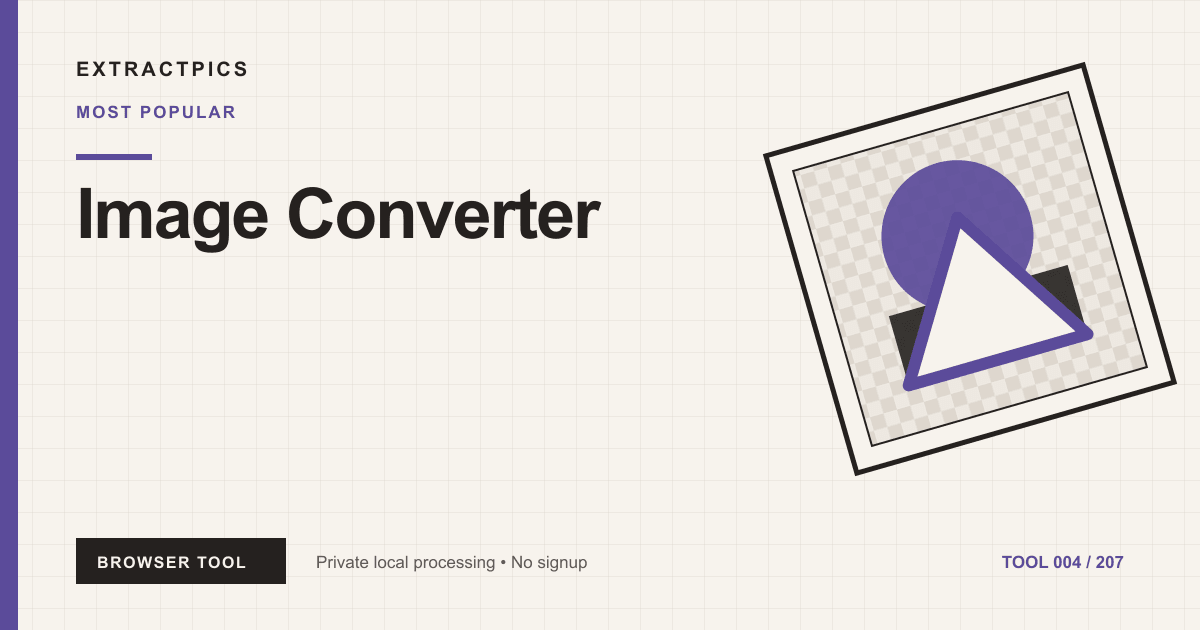 Image Converter online tool preview