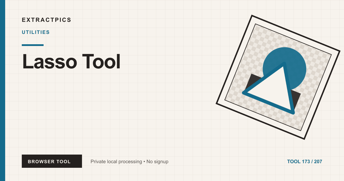 Lasso Tool online tool preview
