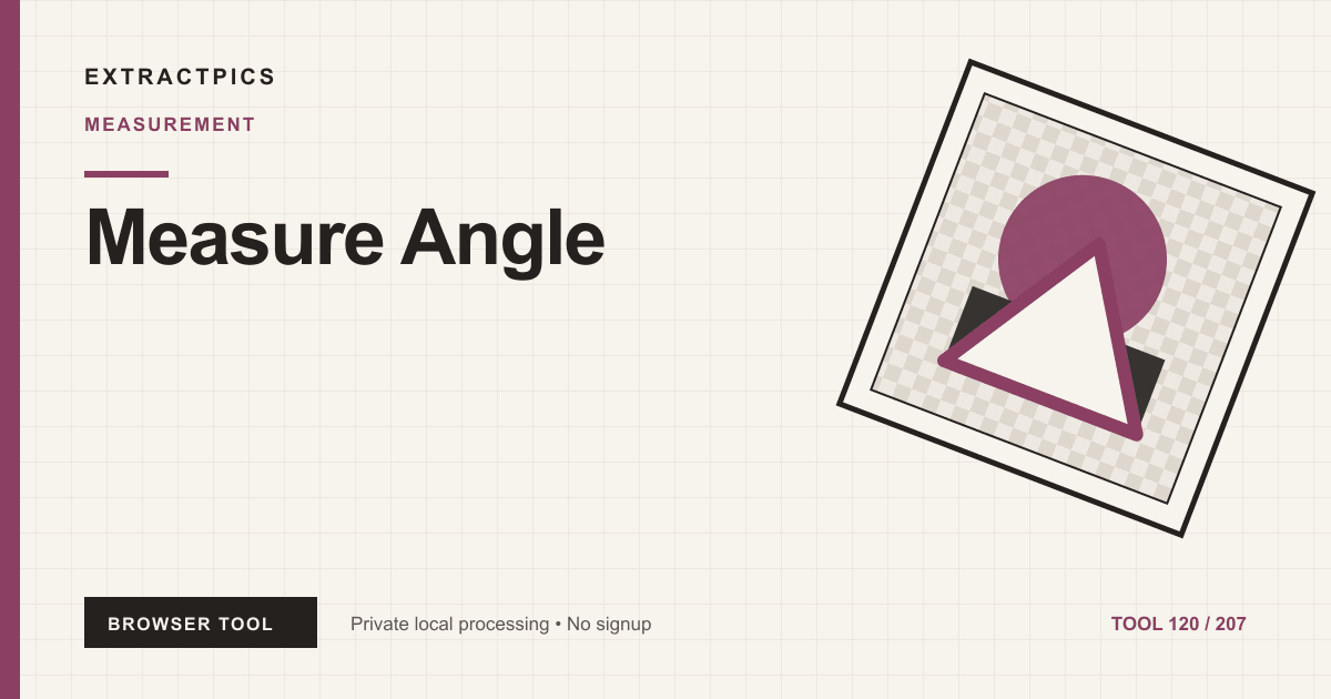 Measure Angle online tool preview