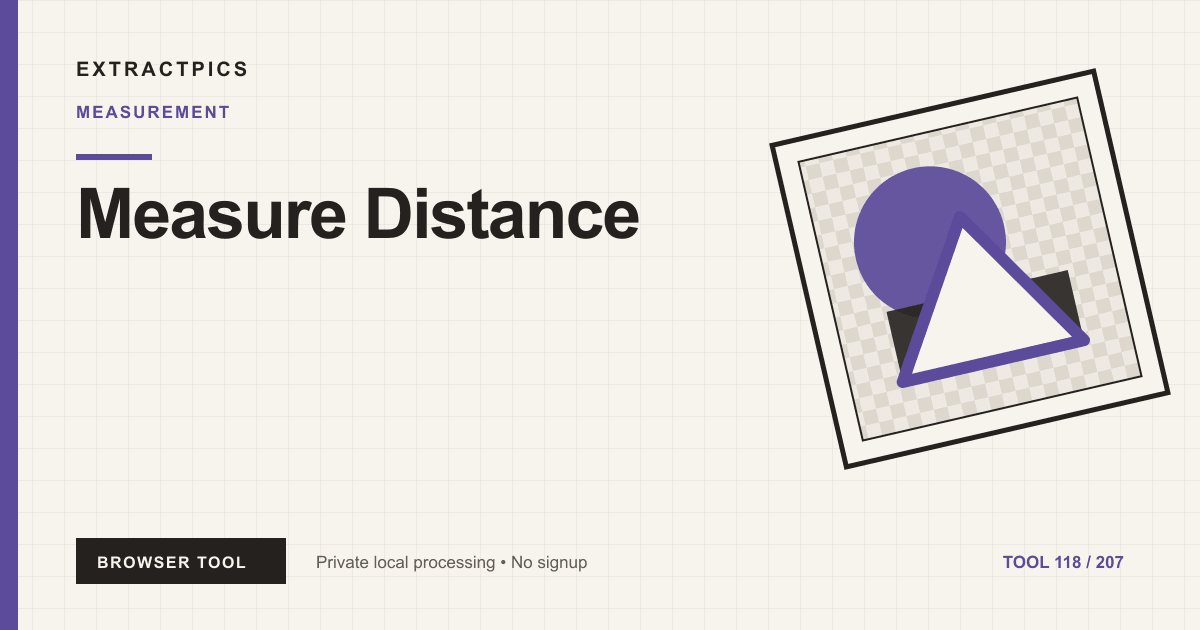 Measure Distance online tool preview