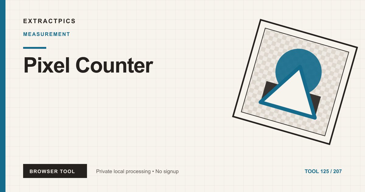 Pixel Counter online tool preview
