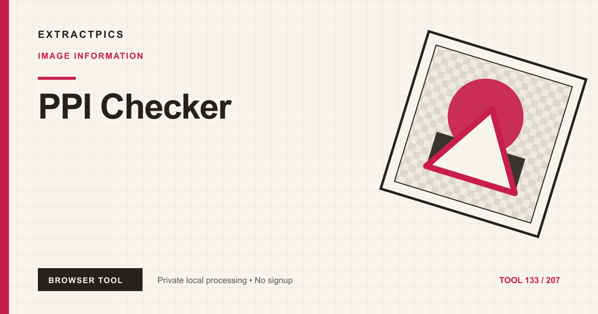 PPI Checker online tool preview