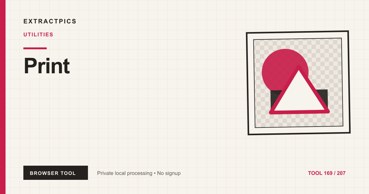 Print online tool preview