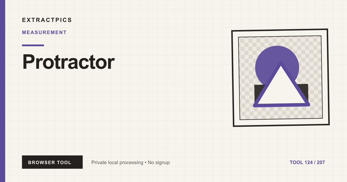 Protractor online tool preview