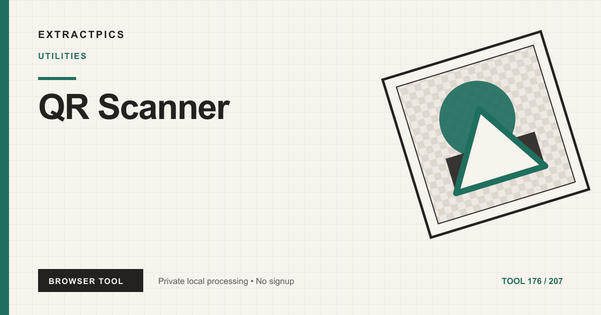 QR Scanner online tool preview