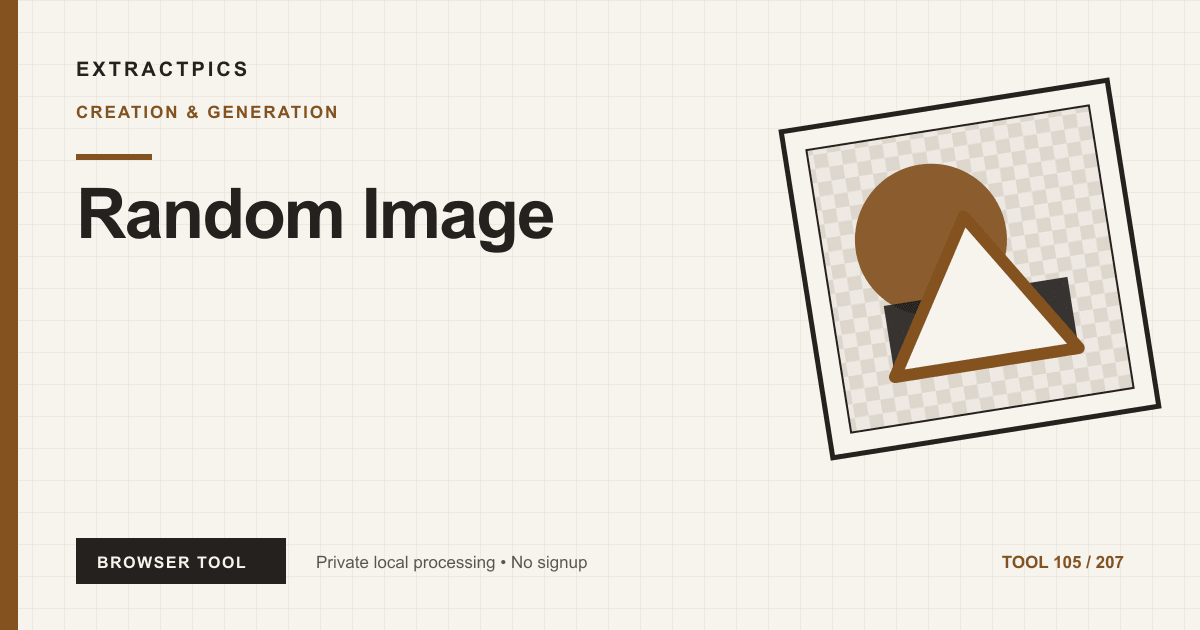 Random Image online tool preview