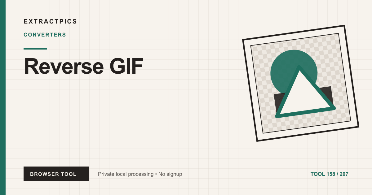 Reverse GIF online tool preview