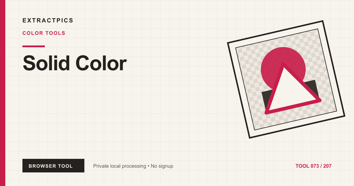 Solid Color online tool preview
