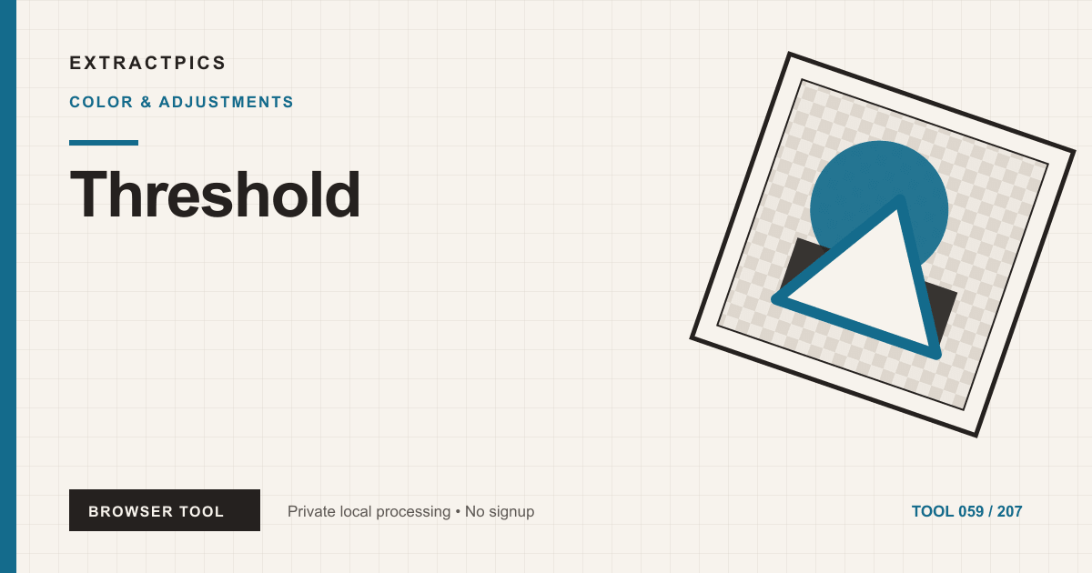 Threshold online tool preview