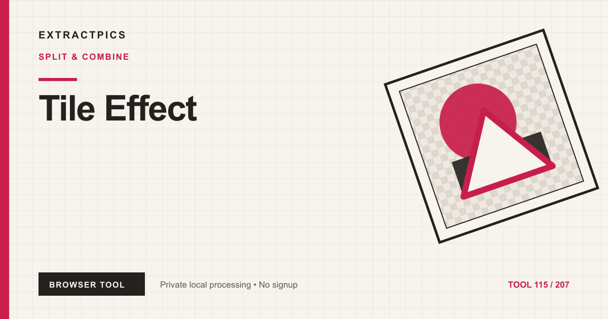 Tile Effect online tool preview
