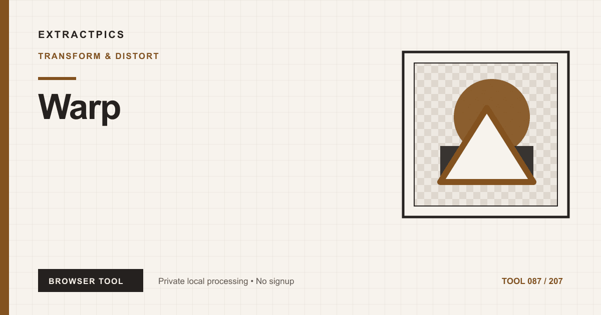 Warp online tool preview